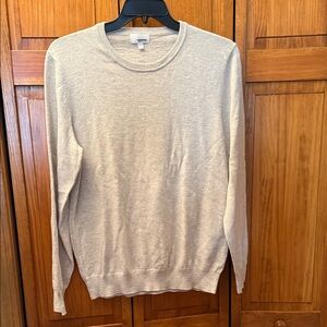 Banana Republic Men's Beige Crewneck Sweater nwot size large